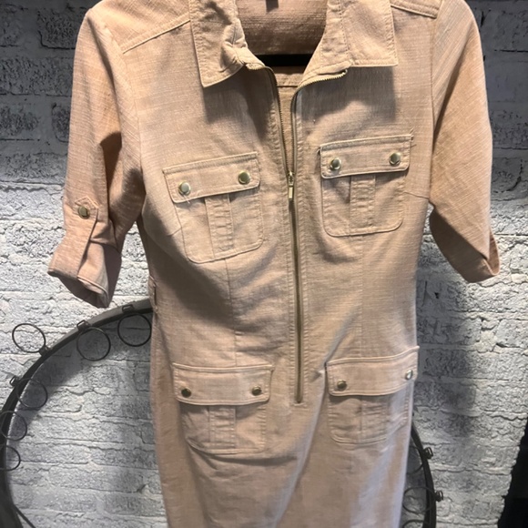 Khaki utility dress - Picture 3 of 5